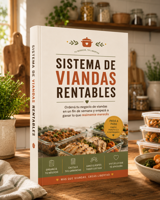 Aprendé a vender viandas desde casa + 5 bonus de regalo 🎁
